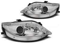 Pair DAYLIGHT LED INDICATOR Chrome headlights