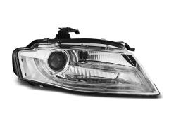 Coppia Fanali anteriori xenon cromati con DRL