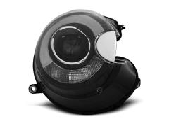 Coppia Fari anteriori neri con tubo LED