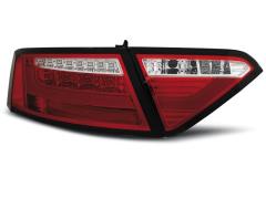 Coppia Fanali posteriori LED bianchi rossi con barre LED