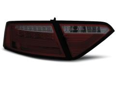 Coppia Fanali posteriori LED fume rossi con barre LED