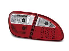 Coppia Fanali posteriori LED rossi bianchi