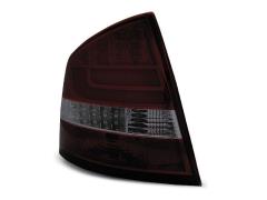 Coppia Fanali posteriori LED rossi fume con barre LED
