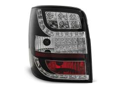Coppia Fanali posteriori LED neri con indicatori LED
