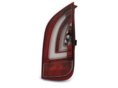 Coppia Fanali posteriori LED rossi fume con barre LED