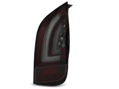 Coppia Fanali posteriori LED rossi fume con barre LED