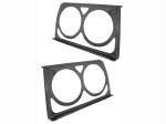 Pair of front lamps frames in fibreglass