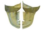 Pair of front wheel arch liners in kevlar 