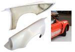 Front pair wide wings in fibreglass 911 RSR