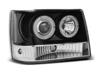 Pair Black Projectors no CE approval headlights