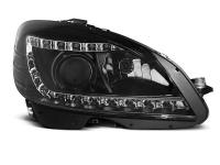 Pair Black D1S headlights